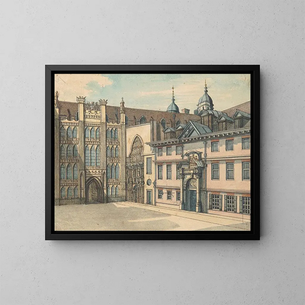 City Hall - Samuel Ireland — framed artwork on a wall