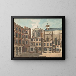 Iglesia del Templo - Samuel Ireland — cuadro enmarcado en la pared