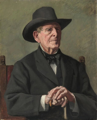 Samuel Isham - Portrait of an Old Sea Captain.webp