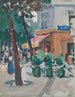 Gardens of Luxembourg in Paris - Samuel John Peploe — artwork view