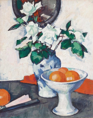 Samuel John Peploe - White Roses.webp