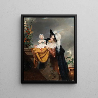Samuel Lover - Mrs Lover and her Daughter.webp