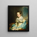 Retrato de una mujer - Samuel Lovett Waldo — cuadro enmarcado en la pared