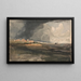 in Hailsham Sussex, a storm approaches - Samuel Palmer — framed artwork on a wall