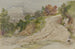 Route dans un paysage de montagne italien - Samuel Palmer — artwork view