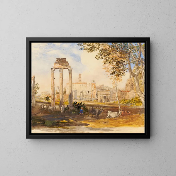 El Foro romano - Samuel Palmer — cuadro enmarcado en la pared