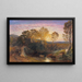L'Heure dorée - Samuel Palmer — cuadro enmarcado en la pared