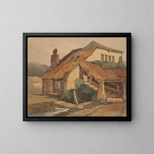 Kingsteignton, Devon - Samuel Prout — cuadro enmarcado en la pared