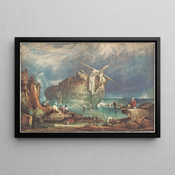 Samuel Prout - Salving from the wreck.webp