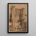 El Foro de Nerva en Roma - Samuel Prout — cuadro enmarcado en la pared