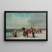 Balades à dos d'âne sur la plage - Samuel S. Carr — cuadro enmarcado en la pared