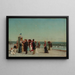 Espectáculo de Punch y Judy en la playa - Samuel S. Carr — cuadro enmarcado en la pared