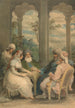 El príncipe Rasselas y su hermana conversando en su palacio de verano a orillas del Nilo - Samuel Shelley — vista de la obra
