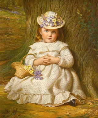 Samuel Sidley - Primroses And Bluebells.webp