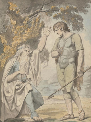 Samuel Woodforde - A Bard and a Shepherd.webp