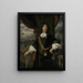 Retrato de Mattheus van den Broucke 1620-1685 Consejero de las Indias - Samuel van Hoogstraten — cuadro enmarcado en la pared