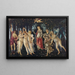 El Primavera - Sandro Botticelli — cuadro enmarcado en la pared