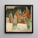 Young man in front of the seven liberal arts - Sandro Botticelli — framed artwork on a wall