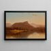 Una casa en el desierto - Sanford Robinson Gifford — cuadro enmarcado en la pared
