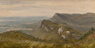 Sanford Robinson Gifford - The Trapps Shawangunk Mountains.webp