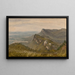 Les Trapps, mountains Shawangunk - Sanford Robinson Gifford — framed artwork on a wall