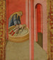 The miracle of Saint Bernardin of Siena and the rebirth of the child Amico - Sano di Pietro — artwork view