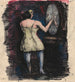 Sin título, mujer frente a un espejo - Karl Wiener — vista de la obra
