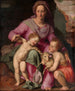 The Virgin and Child with the Little Saint John the Baptist - Santi di Tito — artwork view