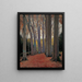 Allée des Platanes - Santiago Rusiñol — cuadro enmarcado en la pared