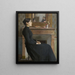 Female figure - Santiago Rusiñol — framed artwork on a wall