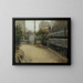 Jardín de Montmartre - Santiago Rusiñol — cuadro enmarcado en la pared