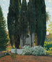 La Fontaine des Cyprès - Santiago Rusiñol — vista de la obra