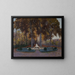 Otoal - Santiago Rusiñol — cuadro enmarcado en la pared