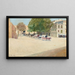 Paseo de Mallorca - Santiago Rusiñol — cuadro enmarcado en la pared