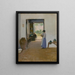 Interior de Sitges - Santiago Rusiñol — cuadro enmarcado en la pared