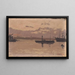 Esquisse d'un puerto - Santiago Rusiñol — cuadro enmarcado en la pared