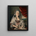 Dama colonial - Sarah Bushnell Perkins — cuadro enmarcado en la pared