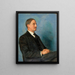 Portrait of Richard Irvine Best 1872-1959 Scholar - Sarah Cecilia Harrison — framed artwork on a wall