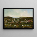 Winsted Connecticut Painting - Sarah E Harvey — framed artwork on a wall