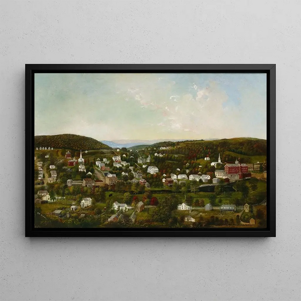 Winsted Connecticut - Sarah E Harvey — cuadro enmarcado en la pared