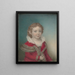 Edward Blake Parkman - Sarah Goodridge — cuadro enmarcado en la pared