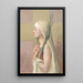 a Saint Thecla martyr painting - Sarah Paxton Ball Dodson — framed artwork on a wall