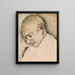 Gandhi - Sarkis Katchadourian — cuadro enmarcado en la pared