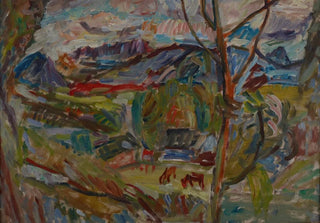 Sasza Blonder - Mountain Landscape with Cows.webp