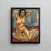 Mujer desnuda - Sava Šumanović — cuadro enmarcado en la pared