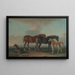 Mares and Foals Facing Right - Sawrey Gilpin — framed artwork on a wall