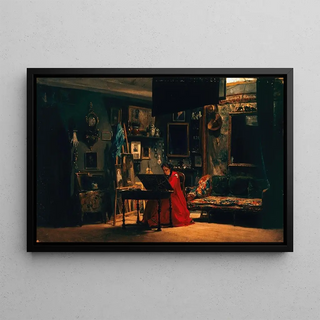 SbastienCharles Giraud - La princesse Mathilde 18201904 dans son atelier rue de Courcelles.webp