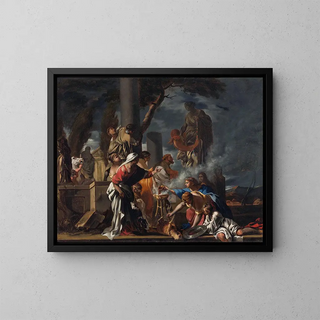 Sbastien Bourdon - King Solomon Sacrificing To The Idols.webp