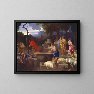 Sbastien Bourdon - Moses Defending the Daughters of Jethro.webp