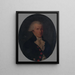 Retrato de Denis Le Roy, veterinario de la casa del rey Luis XVI - Sébastien Le Roy — cuadro enmarcado en la pared